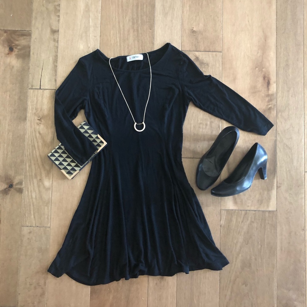 Black dress.  Size L